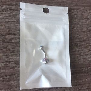 Natural Opal Belly Ring